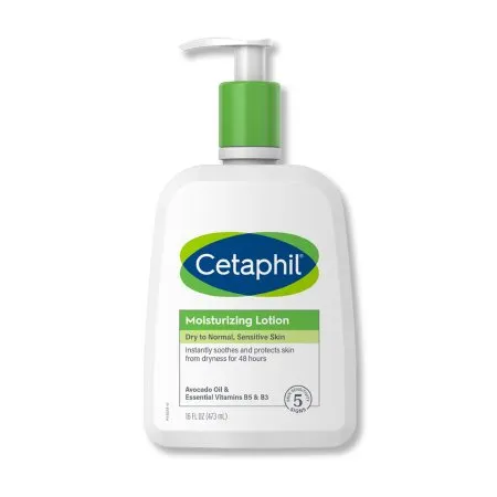 Galderma Laboratories - Cetaphil - 30299024133 - Hand and Body Moisturizer Cetaphil 16 oz. Pump Bottle Unscented Lotion