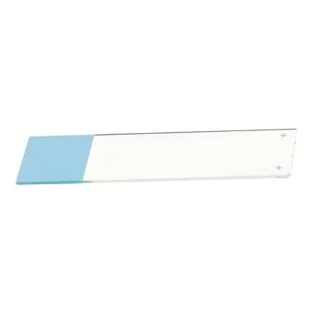 Fisher Scientific - Fisherbrand Colorfrost Plus - 1255017 - Charged Microscope Slide Fisherbrand Colorfrost Plus 25 X 75 mm Blue Frosted End