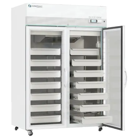 Horizon - Corepoint Scientific - Nsbr492wsg/0 - High Performance Refrigerator Corepoint Scientific Blood Bank 49 Cu.Ft. 2 Glass Swing Doors Cycle Defrost
