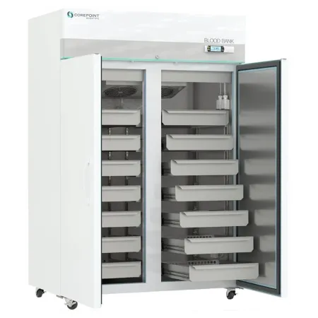 Horizon - Corepoint Scientific - Nsbr492wsw/0 - High Performance Refrigerator Corepoint Scientific Blood Bank 49 Cu.Ft. 2 Solid Swing Doors Cycle Defrost