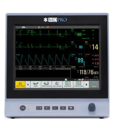 EdanUSA & MDPro - MePro 6000 - MDPRO6000.P - Patient Monitor Mepro 6000 Monitoring Ecg, Nibp, Pulse Rate, Resp, Spo2 Battery Operated
