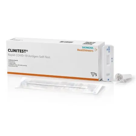 Siemens - 11556711 - Clinitest Rapid COVID-19 Antigen Self-Test -EUA- 5 test-kit -Orders are Non-Cancellable Item is Non-Returnable- -US Only-