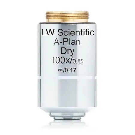 LW Scientific - MSO-100X-IPDR - Microscope Objective 100x Dry Infinity Plan