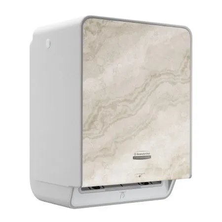 Kimberly Clark - 58740 - Towel Dispenser Automatic Roll with Warm Marble Design Faceplate 1 Dispenser and Faceplate-cs -DROP SHIP ONLY-