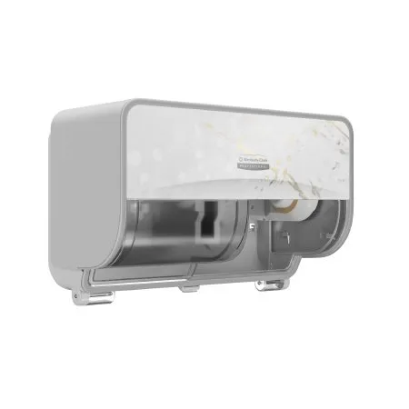 Kimberly Clark - 58732 - Toilet Paper Dispenser Coreless Standard Roll 2 Roll Horizontal with Cherry Blossom Design Faceplate 1 Dispenser and Faceplate-cs -DROP SHIP ONLY-