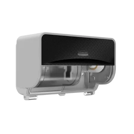 Kimberly Clark - 58722 - Toilet Paper Dispenser Coreless Standard Roll 2 Roll Horizontal with Black Mosaic Design Faceplate 1 Dispenser and Faceplate-cs -DROP SHIP ONLY-