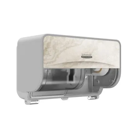 Kimberly Clark - 58742 - Toilet Paper Dispenser Coreless Standard Roll 2 Roll Horizontal with Warm Marble Design Faceplate 1 Dispenser and Faceplate-cs -DROP SHIP ONLY-
