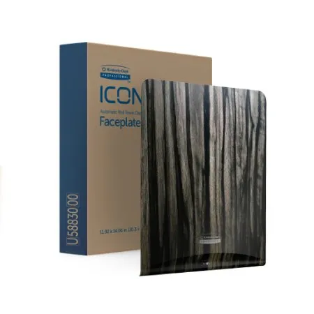 Kimberly Clark - 58830 - Faceplate Ebony Woodgrain Design for Automatic Roll Towel Dispenser 1-cs