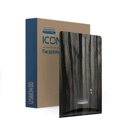Kimberly Clark - 58834 - Faceplate Ebony Woodgrain Design for Automatic Soap and Sanitizer Dispenser 1-cs