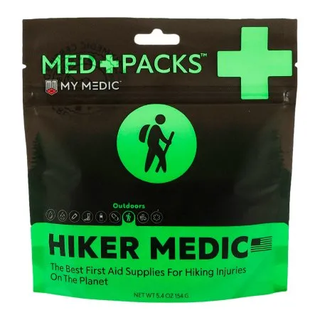 MyMedic - My Medic MED PACKS Hiker Medic - MM-MED-PACK-HKR-EA-V2 - First Aid Kit My Medic MED PACKS Hiker Medic Plastic Pouch