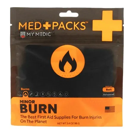 MyMedic - My Medic MED PACKS Minor Burn - MM-MED-PACK-MNR-BRN-EA - First Aid Kit My Medic Med Packs Minor Burn Plastic Pouch