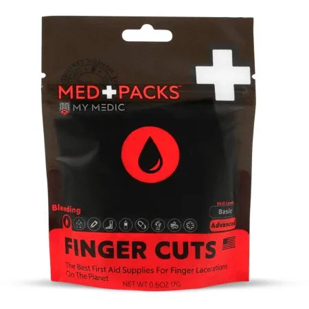 MyMedic - My Medic MED PACKS FInger Cut - MM-MED-PACK-FGR-CUT-EA-V2 - First Aid Kit My Medic MED PACKS FInger Cut Pouch