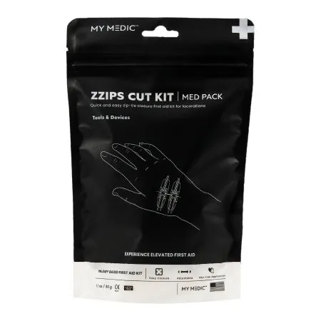 MyMedic - My Medic MED PACKS ZZIPS Cut Kit - MM-SPL-MD-PK-ZZIP-CUT-EA - First Aid Kit My Medic MED PACKS ZZIPS Cut Kit Plastic Pouch