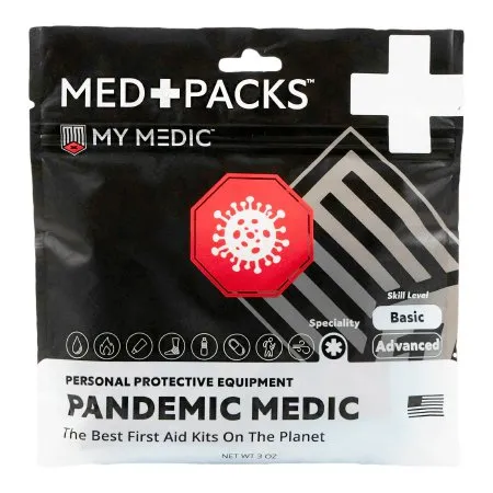 MyMedic - My Medic MED PACKS Pandemic - MM-KIT-SPL-PNDMC-3PLY-EA - First Aid Kit My Medic MED PACKS Pandemic Plastic Pouch