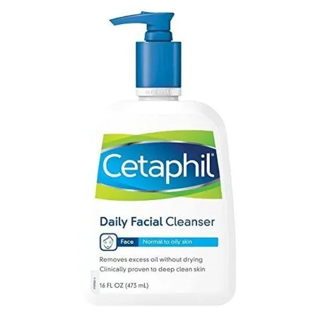 Galderma Laboratories - Cetaphil Daily Facial Cleanser - 30299392734 - Facial Cleanser Cetaphil Daily Facial Cleanser Liquid 16 oz. Pump Bottle Unscented