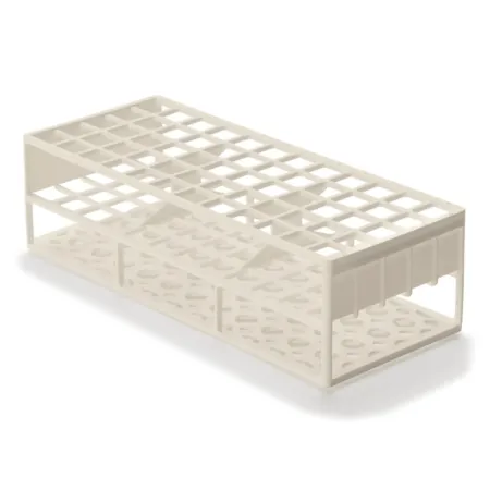 Market Lab - 1882-WH - Heavy-duty Test Tube Rack 60 Place 17 Mm Tube Size White 2-3/4 X 3-7/8 X 9-2/5 Inch