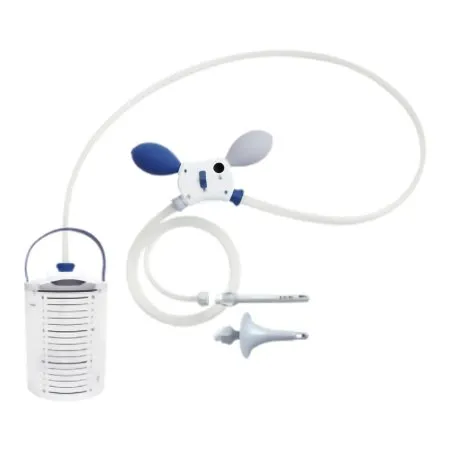 Wellspect Healthcare - 6900540 - Navina Classic System, RegularIncludes 1 control unit, 1 water container, 1 tube set, 2 regular rectal catheters, 1 carrying case, and 1 accessory set.