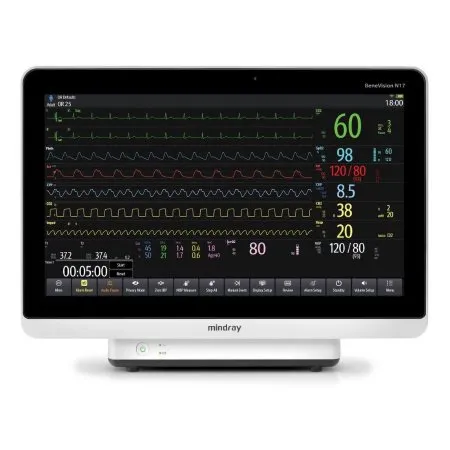 Mindray USA - BeneVision N12 - 121-001522-00 - Patient Monitor Benevision N12 Monitoring 3 / 5 6 Lead Ecg, Nibp, Respiration, Spo2, Termperature Ac Power