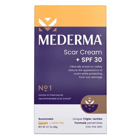 Emerson Healthcare - Mederma Scar Cream + SPF30 - 81000031806 - Scar Treatment With Sunscreen Mederma Scar Cream + Spf30 20 Gram Tube Scented Cream