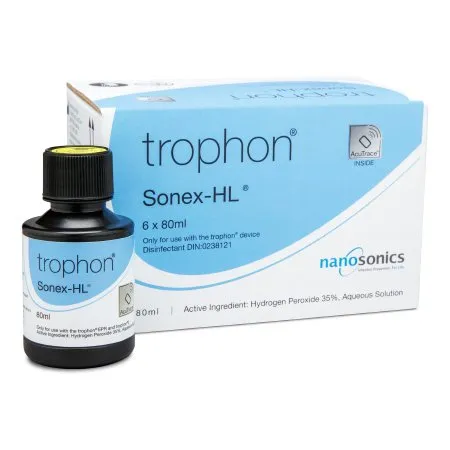 Nanosonics - N05002 - trophon Sonex HL Ultrasound Probe Cleaner trophon Sonex HL 80 mL For trophon2 Ultrasound Probe