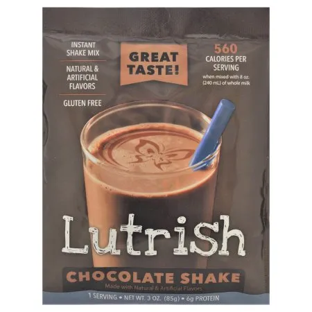 Lutrish - 60005-057-61 - Oral Supplement Lutrish Chocolate Flavor Powder 3 Oz. Individual Packet