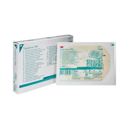 3M - 1626W - Tegaderm Transparent Film Dressing Tegaderm 4 X 4 3/4 Inch Frame Style Delivery Rectangle Sterile