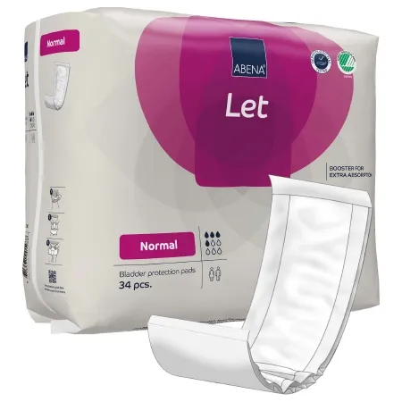 Abena North America - Abena Abri-Let Normal - 1000021343 - Incontinence Liner Abena Abri-let Normal 4.3 X 15.3 Inch Light Absorbency Fluff / Polymer Core One Size Fits Most