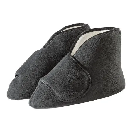 Silverts Adaptive - SV10160_SV2_2XL - Diabetic Bootie Slippers Silverts 2x-large / X-wide Black Ankle High