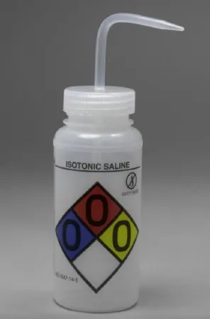 VWR International - VWR Right-to-Know - 10111-818 - Safety Wash Bottle Vwr Right-to-know Isotonic Saline Label Ldpe / Polypropylene Closure 500 Ml (16 Oz.)