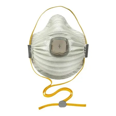 Moldex-Metric - Moldex AirWave - 4701N100 - Particulate Respirator Mask Moldex Airwave Industrial N95 With Valve Cup Adjustable Head Strap Small White Nonsterile Adult