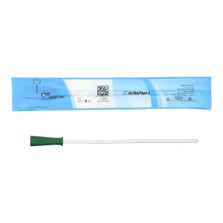 ConvaTec - Cure Ultra Plus - ULTRAPLUS14 - Urethral Catheter Cure Ultra Plus Straight Tip Lubricated Pvc 14 Fr. 8 Inch