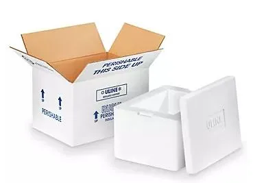 Uline - S-9903 - Insulated Shipping Kit 4-1/4 X 6 X 8 Inch Inside, 7-1/4 X 9 X 11 Inch Outside Dimensions