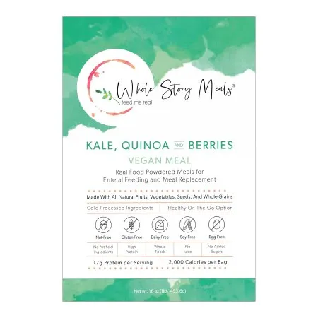 Whole Story Meals - 9123 - Whole Story Meals Kale, Quinoa and Berries Powdered Vegan Meal