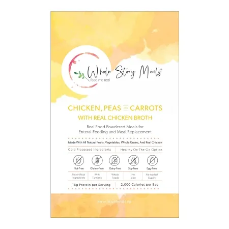Whole Story Meals - 9124 - Whole Story Meals Chicken, Peas and Carrots With Real Chicken Broth Powdered Meal