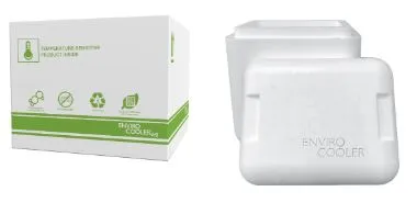 Lifoam Industries - EnviroCooler evg - 1047116 - Molded Transport Cooler With Box Envirocooler Evg 10 X 12-1/2 X 17 Inch