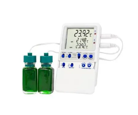Horizon Scientific - ABS - ABS-DDL2-18 - Digital Datalogger With Alarm Abs Fahrenheit / Celsius -58° To +140°f (-50° To +60°c) 2 Bottle Probes Flip-out Stand Battery Operated