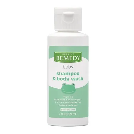 Medline - Remedy - MSC092FW02 - Baby Shampoo And Body Wash Remedy 2 Oz. Flip Top Bottle Fresh Linen Scent