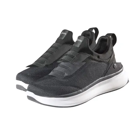 Silverts Adaptive - SV55440_SVBWT_8 - Comfort Sneaker Silverts Size 8 Male Adult Black / White