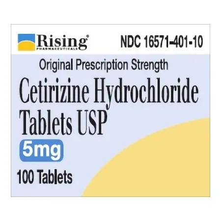 Rising Pharmaceuticals - 16571040110 - Allergy Relief 5 mg Strength Tablet 100 per Bottle