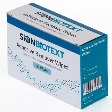 Convatec - 423780 - Sion Biotext Adhesive Remover Wipes, Latex-Free, 50 count. - Replaces AllKare Item # 51037436.