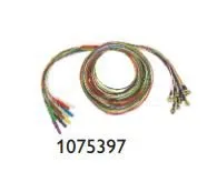 Respironics - 1075397 - Diagnositic Eeg Cable Wires 72 Inch For Use With Eeg Gold Cup Sensors / Electrodes