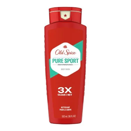 Procter & Gamble - Old Spice Pure Sport - 03700039316 - Body Wash Old Spice Pure Sport Liquid 18 Oz. Bottle Clean Scent