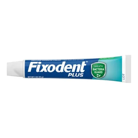 Procter & Gamble - Fixodent Plus Breath Bacteria Guard - 03700096070 - Denture Adhesive Fixodent Plus Breath Bacteria Guard Cream 2 Oz.