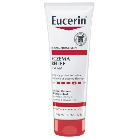 Beiersdorf - Eucerin Eczema Relief - 05805101392 - Eczema Cream Eucerin Eczema Relief 8 Oz. Tube Unscented Cream
