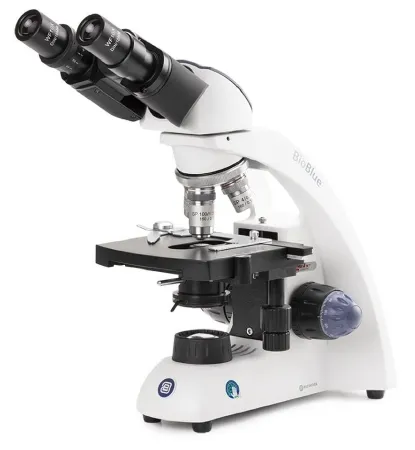 Globe Scientific - BioBlue - EBB-4260 - Bioblue Compound Microscope Binocular Head Semi-plan 4x, 10x, S40x, S100x Oil Immersion 100 To 250vac Mechanical Stage With X-y Translation Stage
