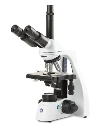 Globe Scientific - bScope - EBS-1153-EPLI - Bscope Compound Microscope Trinocular Head E-plan Ios 4x, 10x, S40x, S100x Oil Immersion 120 To 240v Rackless Mechanical Stage