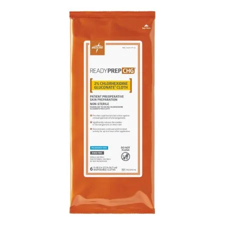 Medline - readyprep - msc099chg - skin prep wipe readyprep 2 per pack soft pack 2% strength chg ( gluconate) nonsterile