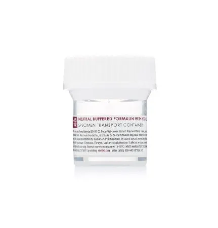 StatLab Medical Products - StatClick - ANB0507 - Prefilled Formalin Container Statclick 20 Ml (0.67 Oz.) Leak-resistant Cap Warning Label Nonsterile