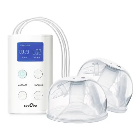 Mothers Milk Spectra Baby - Spectra 9 Plus - MM011343-CC24MM - Mothers Milk  Double Electric Breast Pump With Wearable Caracup Milk Collection Inserts 