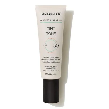 MDSolarSciences - 158001 - Facial Moisturizer With Sunscreen Mdsolarsciences Tint + Tone Spf 50 1.7 Oz. Tube Scented Cream